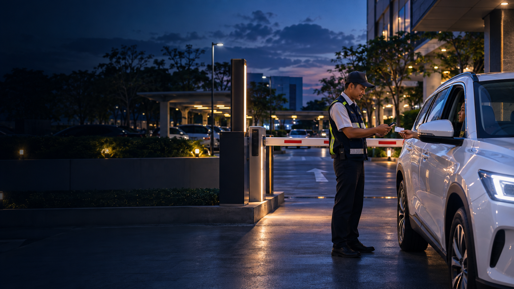 Operasional parkir modern menggunakan E-Parking